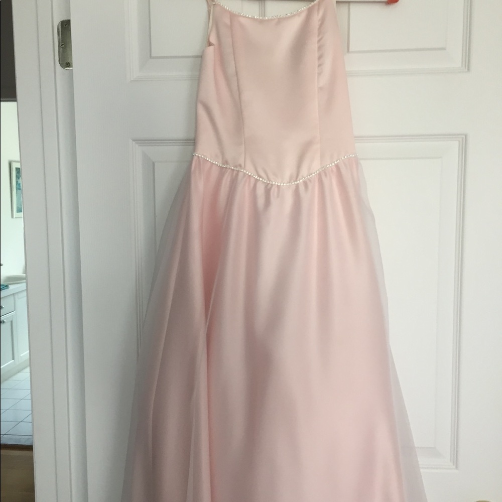 Boutique Pink Ball gown with bolero jacket small